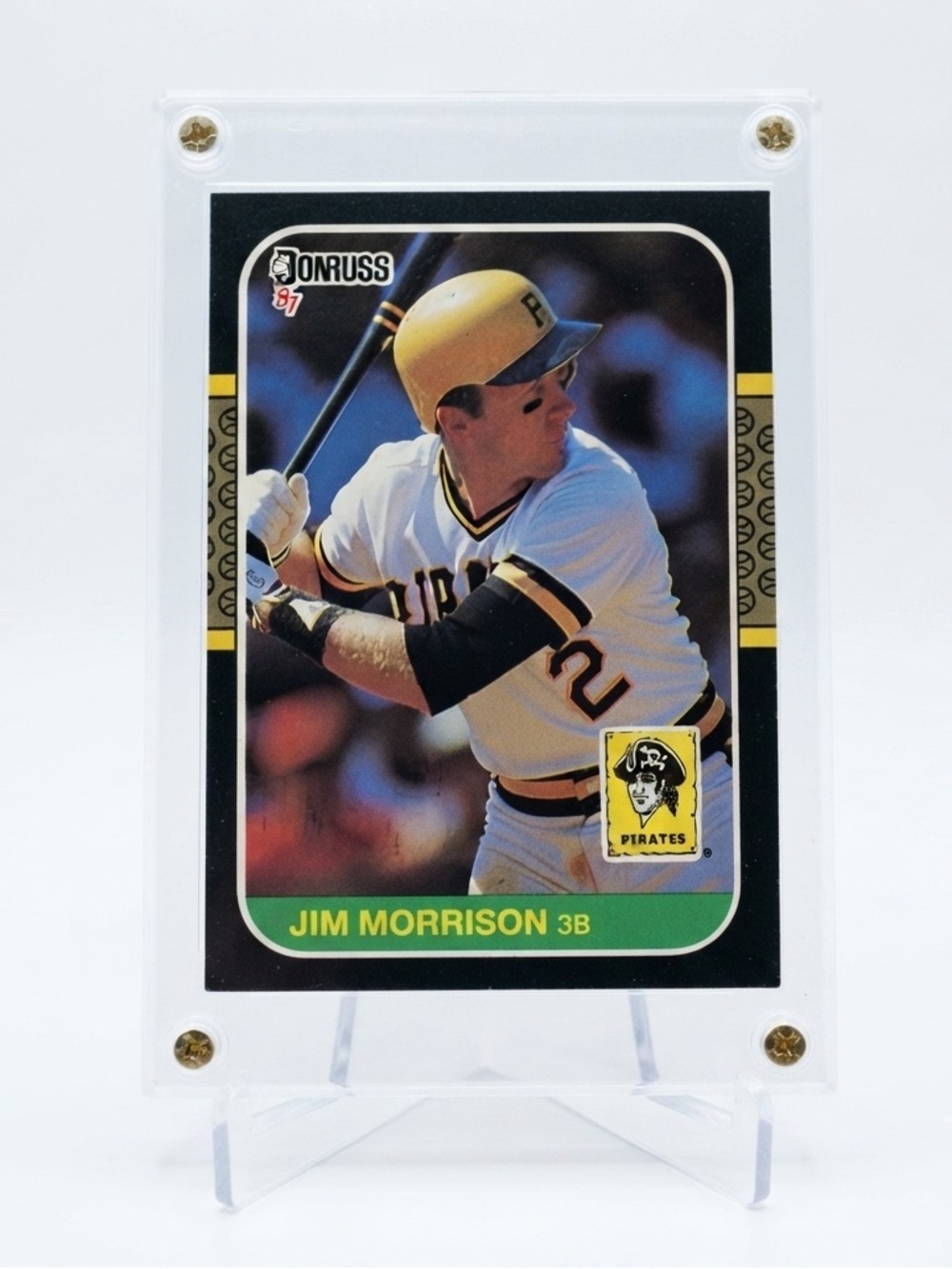 1987 Donruss - Jim Morrison #484 Pittsburgh Pirates Baseball Card NM - Picture 2 of 8